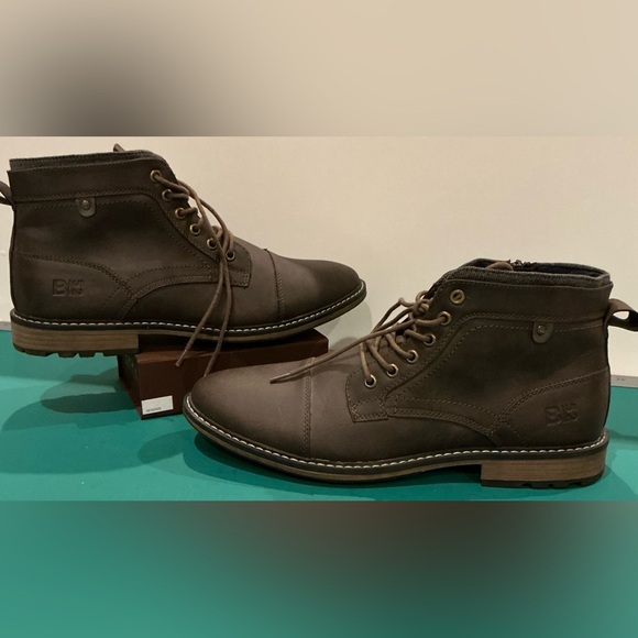 B-52 By Bullboxer Men's Bennington Brown Boots NWOB Size 12 - Picture 4 of 10